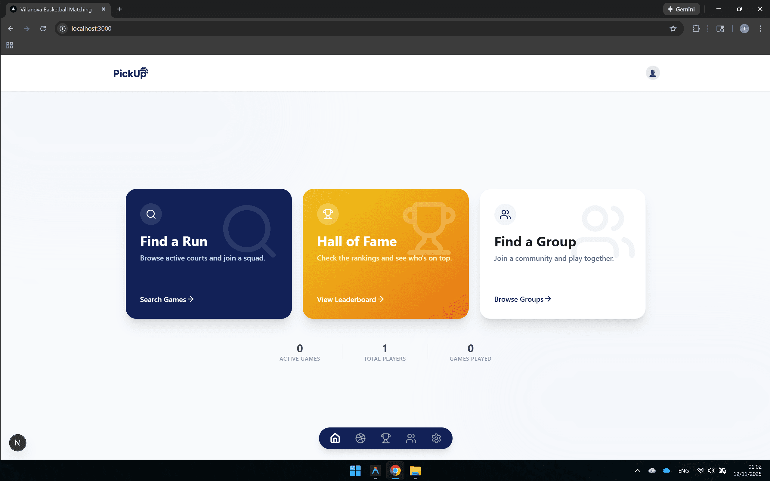 Basketball Matching Platform preview